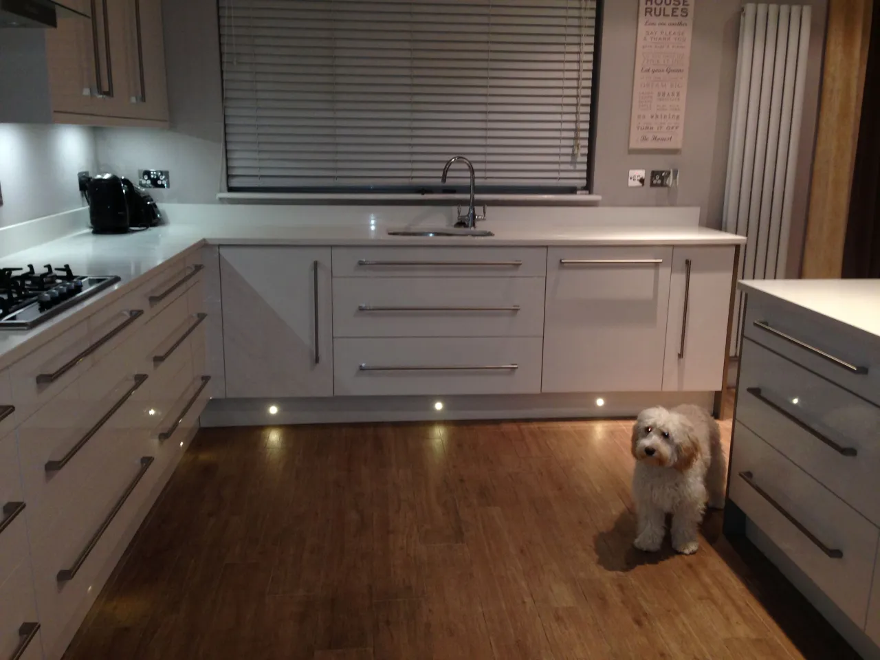 Kitchen makeover transformation showing modern fitted kitchen design Yorkshire